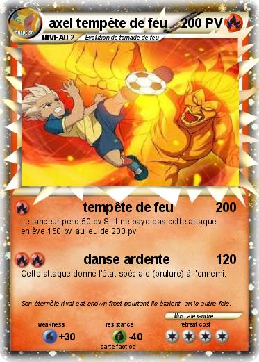 Pokemon axel tempête de feu