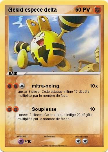 Pokemon élekid espece delta