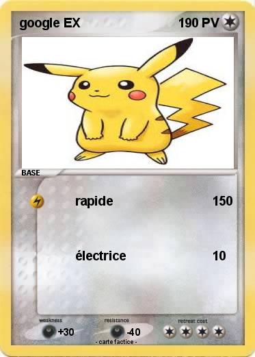 Pokemon google EX