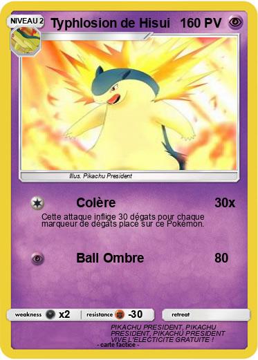Pokemon Typhlosion de Hisui