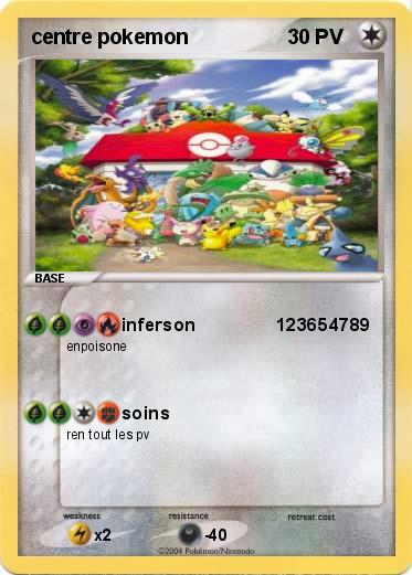 Pokemon centre pokemon