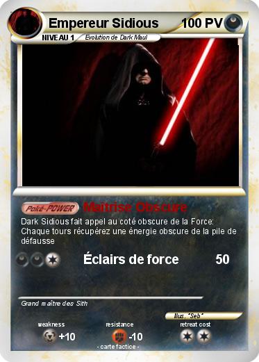 Pokemon Empereur Sidious