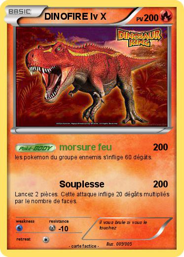 Pokemon DINOFIRE lv X