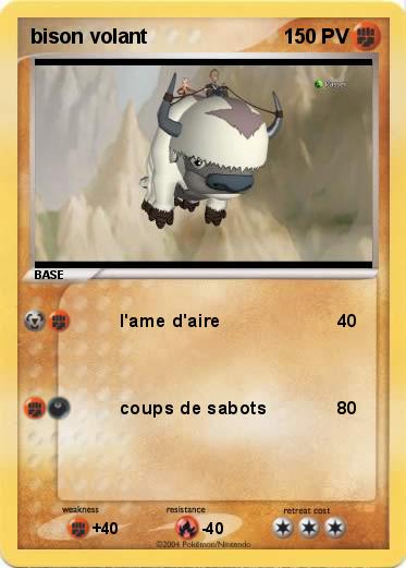 Pokemon bison volant