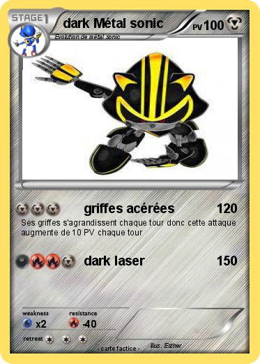 Pokemon dark Métal sonic