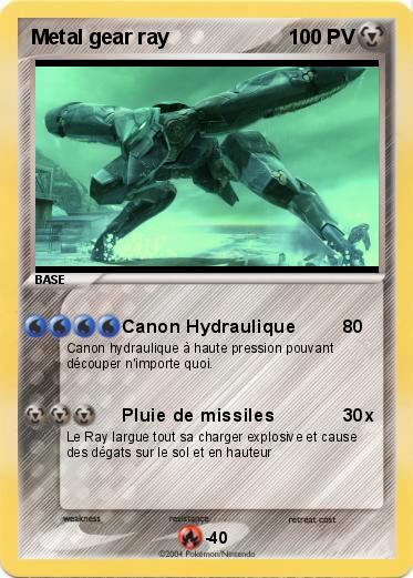 Pokemon Metal gear ray
