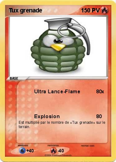 Pokemon Tux grenade