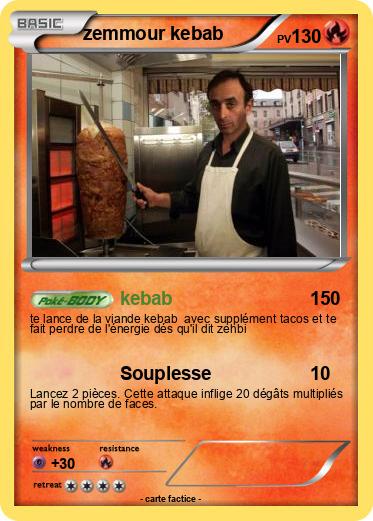 Pokemon zemmour kebab