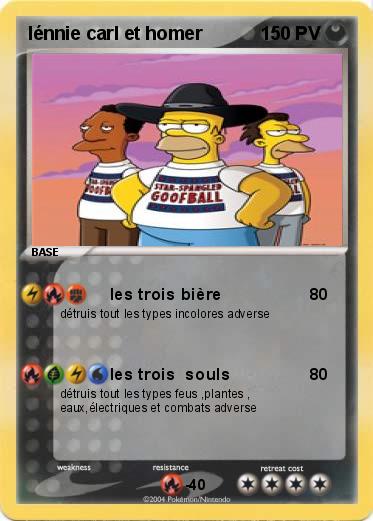 Pokemon lénnie carl et homer