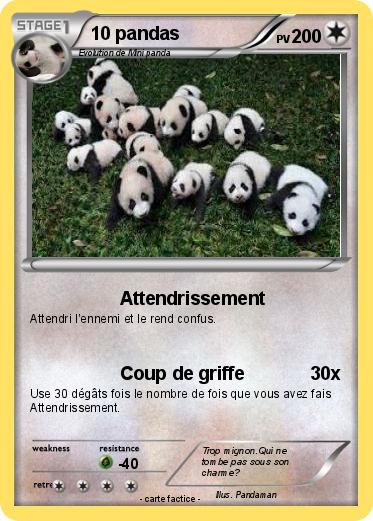 Pokemon 10 pandas