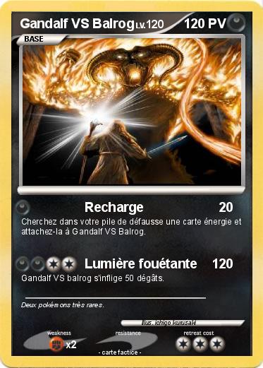Pokemon Gandalf VS Balrog