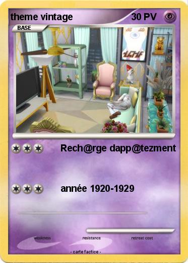Pokemon theme vintage