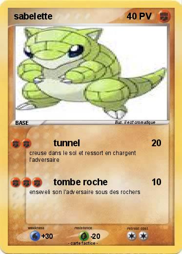 Pokemon sabelette