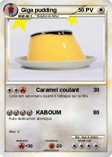 Pokemon Giga pudding