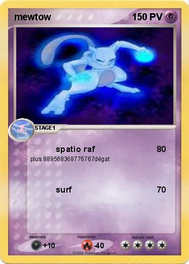 Pokemon mewtow