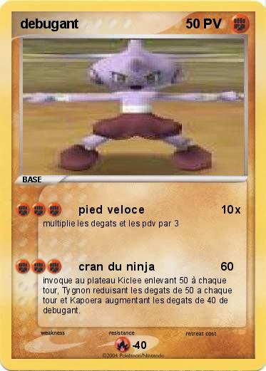 Pokemon debugant