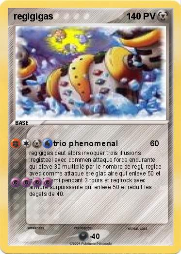 Pokemon regigigas