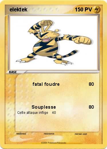 Pokemon  elektek