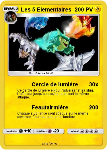 Pokemon Les 5 Elementaires