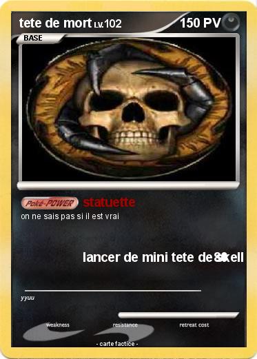 Pokemon tete de mort