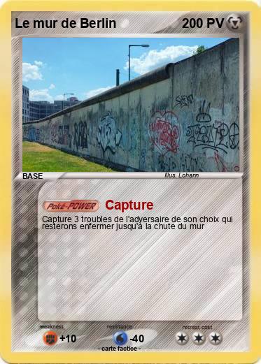 Pokemon Le mur de Berlin