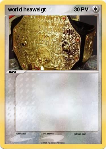 Pokemon world heaweigt