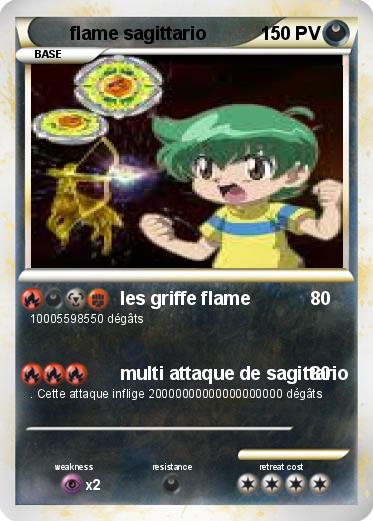 Pokemon flame sagittario