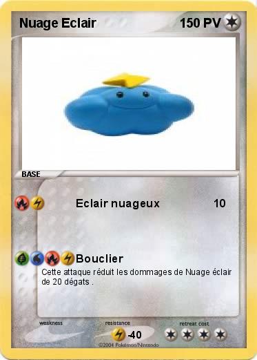 Pokemon Nuage Eclair