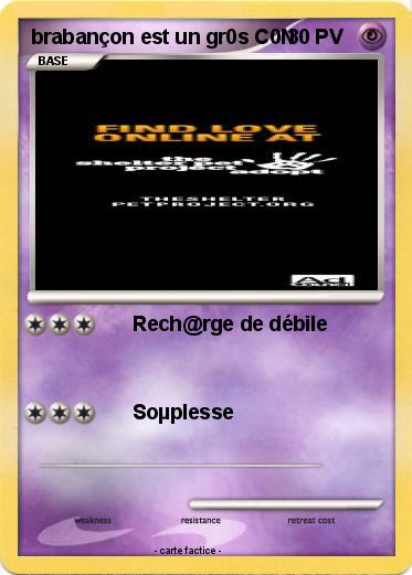 Pokemon brabançon est un gr0s C0N
