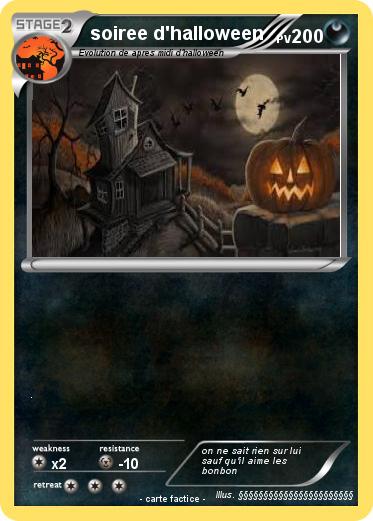 Pokemon soiree d'halloween