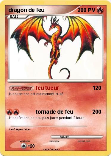 Pokemon dragon de feu