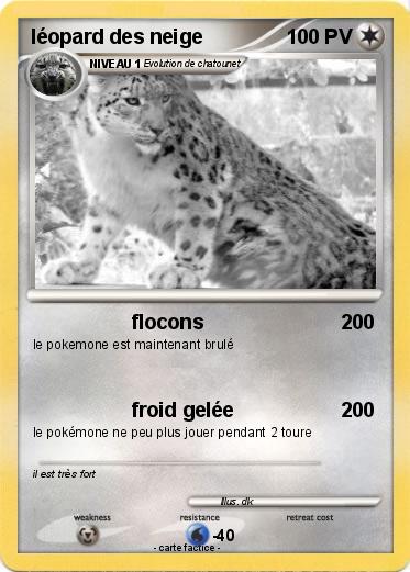 Pokemon léopard des neige