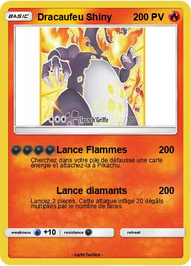 Pokemon Dracaufeu Shiny