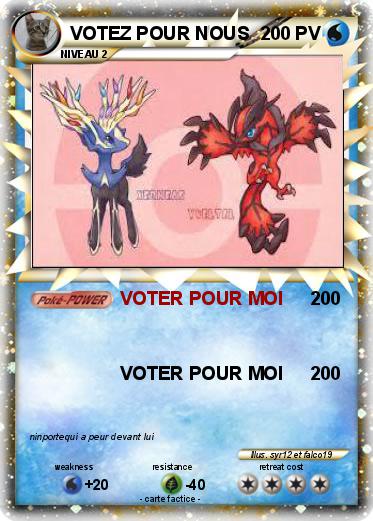 Pokemon VOTEZ POUR NOUS
