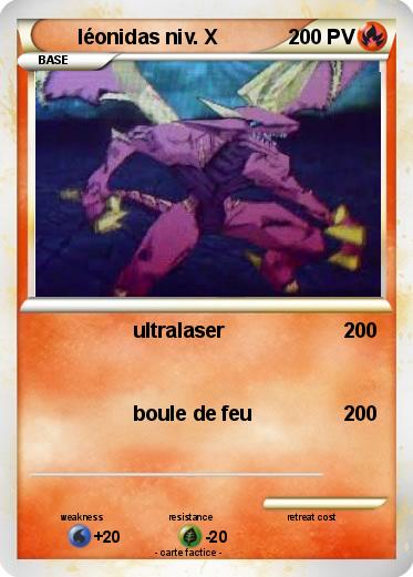 Pokemon léonidas niv. X