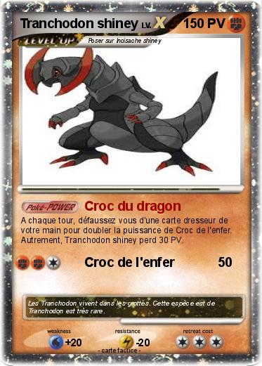 Pokemon Tranchodon shiney