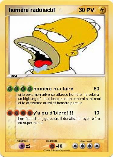 Pokemon homère radoiactif                                                1000PV