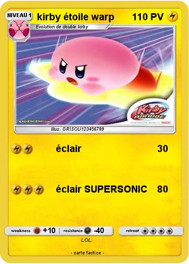 Pokemon kirby étoile warp
