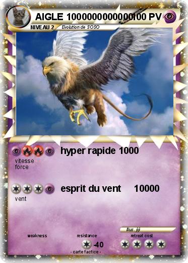 Pokemon AIGLE 1000000000000