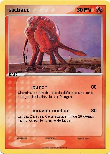 Pokemon sacbace