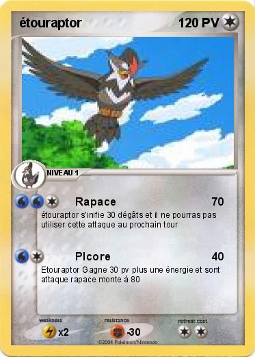 Pokemon étouraptor