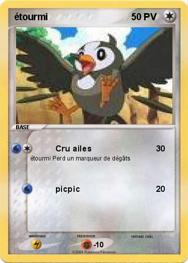 Pokemon étourmi