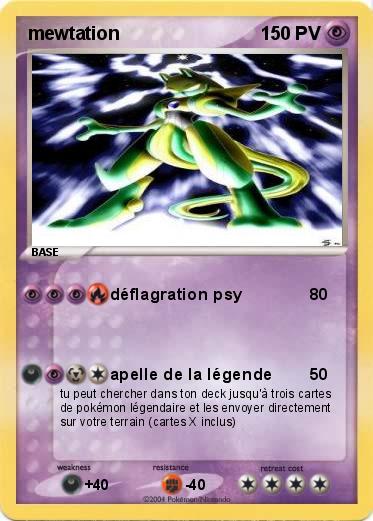 Pokemon mewtation