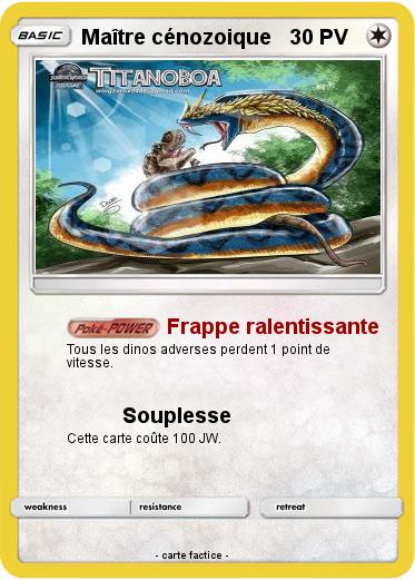 Pokemon Maître cénozoique