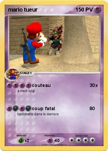 Pokemon mario tueur