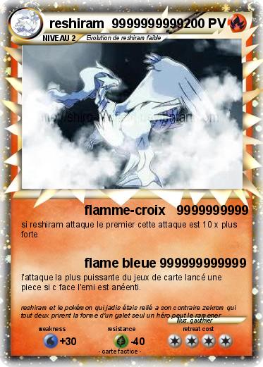 Pokemon reshiram  9999999999