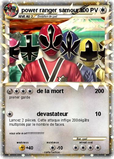 Pokemon power ranger samourai