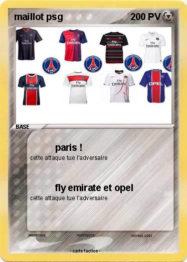 Pokemon maillot psg