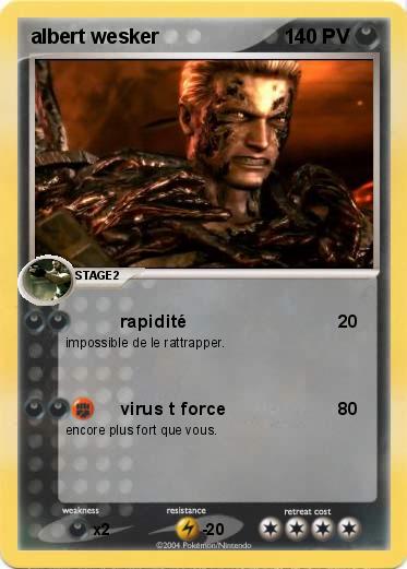 Pokemon albert wesker