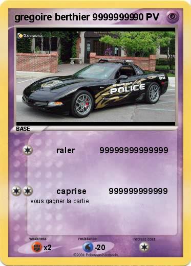 Pokemon gregoire berthier 99999999